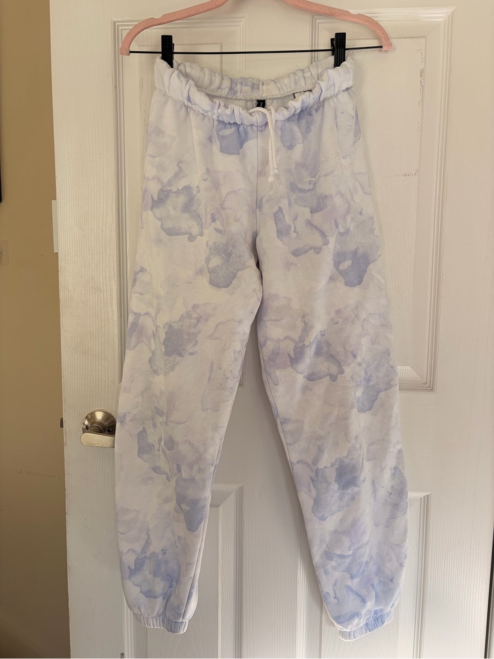 Light Blue Tie-Dye Men’s Jogger Pants